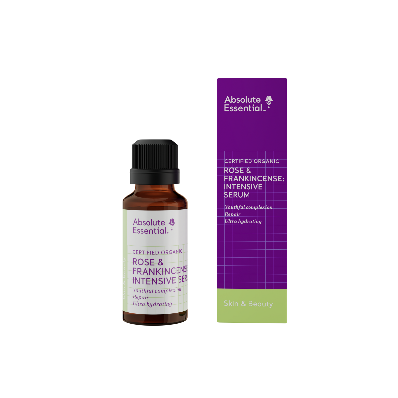 Rose & Frankincense Intensive Serum for Anti-Aging & Skin Rejuvenation - Perfect for Nighttime Skincare Routine & Dry Skin Treatment