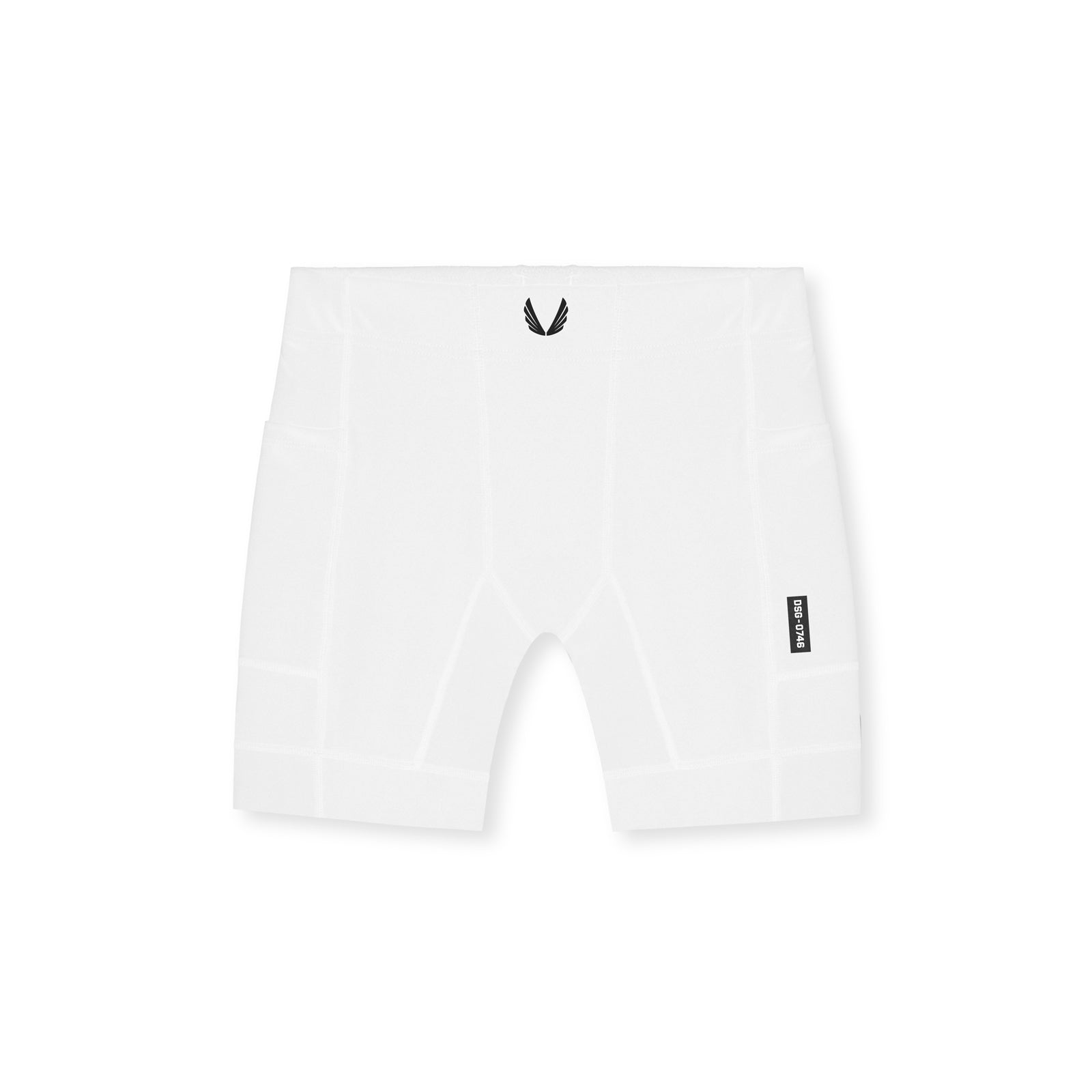 WarpFlexx™ Side Pocket 1/2 Length Leggings for Women - White | High Waist Yoga Pants with Pockets | Workout, Running, Lounge & Everyday Wear