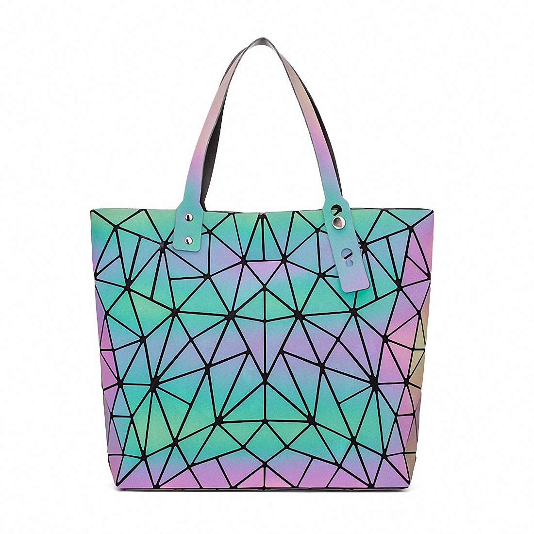 Luminous Holographic Tote Bag for Women - Stylish Crossbody Purse for Parties & Night Out