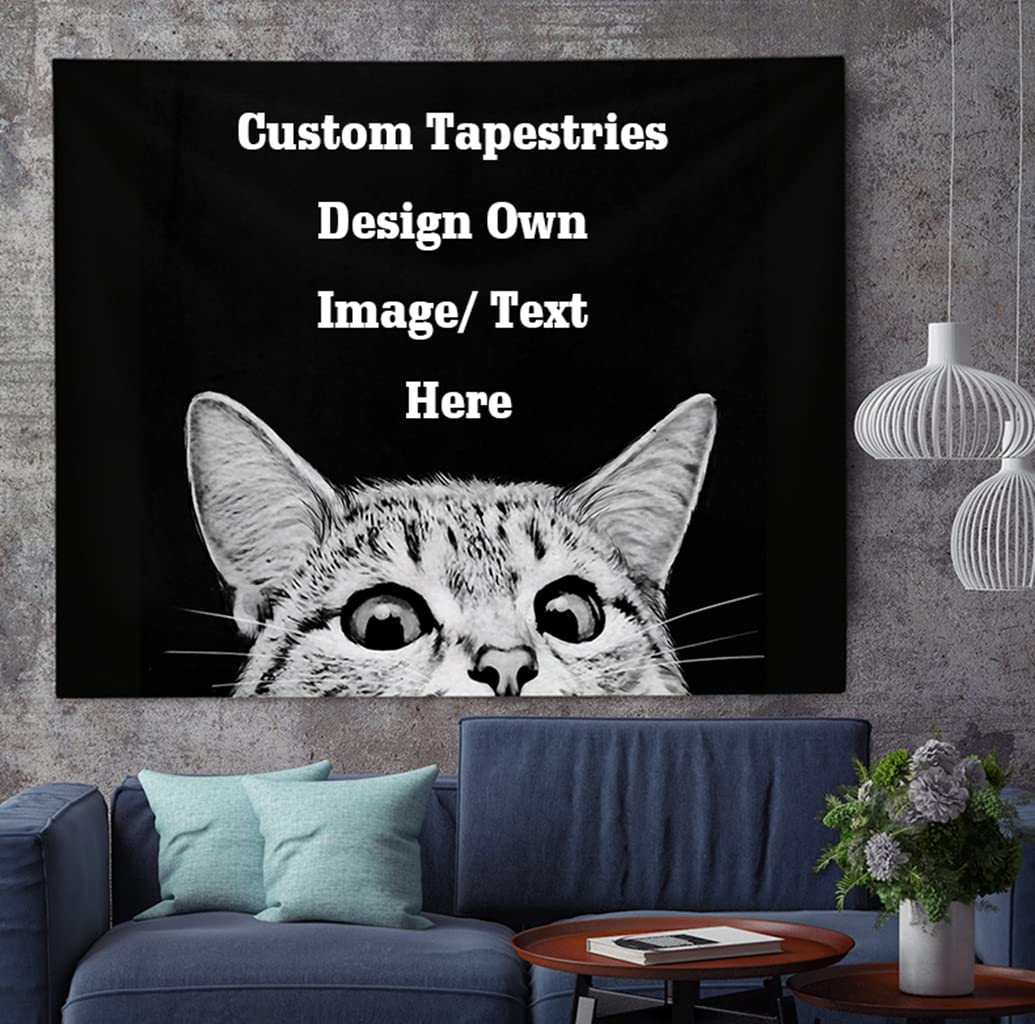 Custom Photo Tapestry Wall Hanging - Wedding & Family Decor for Home