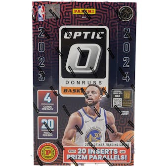 2023-24 Donruss Optic Basketball Hobby Box - Premium Trading Cards Collection for NBA Fans & Collectors - Perfect for Investment, Gifts, and Fantasy Sports Enthusiasts