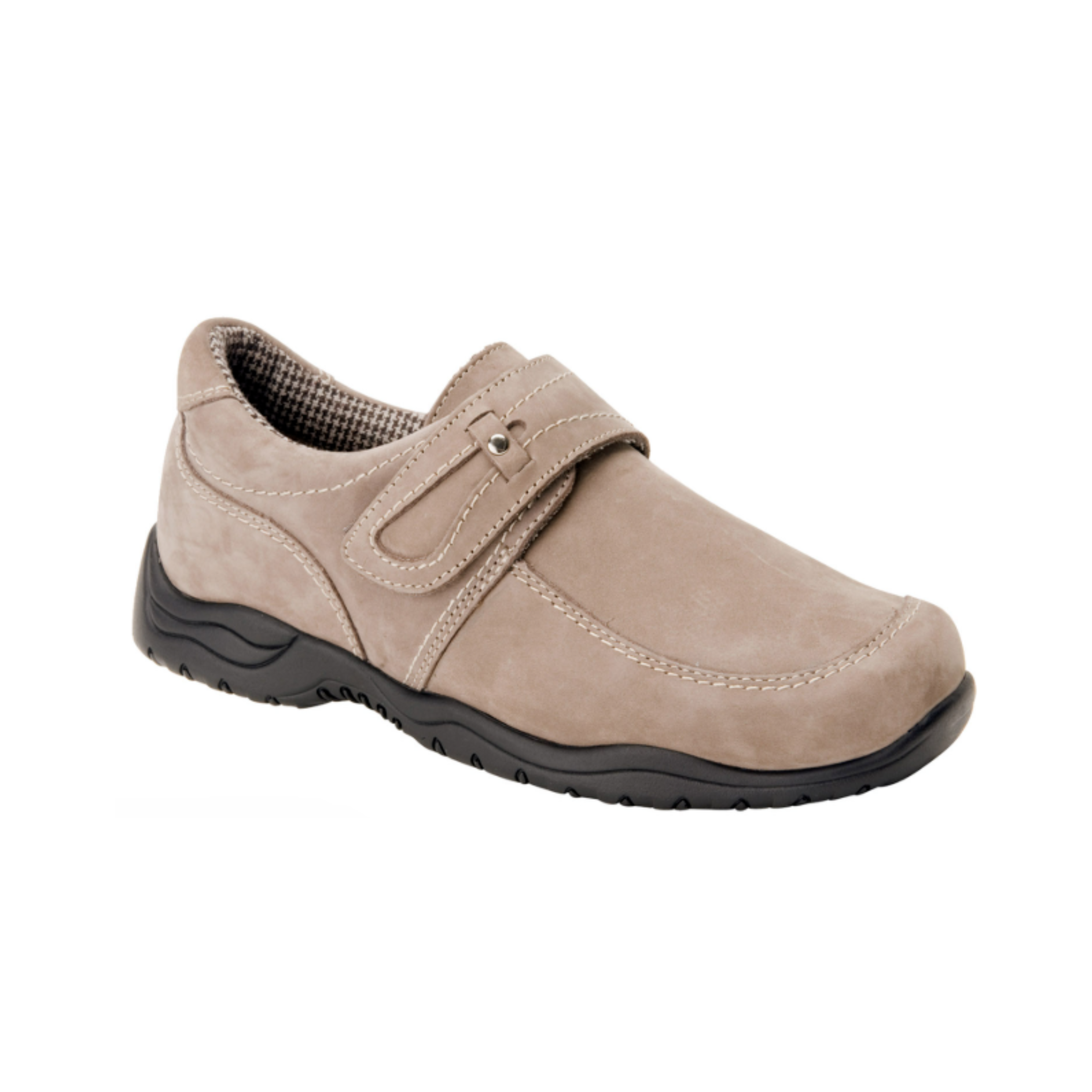 Women's Antwerp Stone Nubuck Loafers - Comfortable Regular Width Slip-On Shoes for Work, Office & Casual Outfits