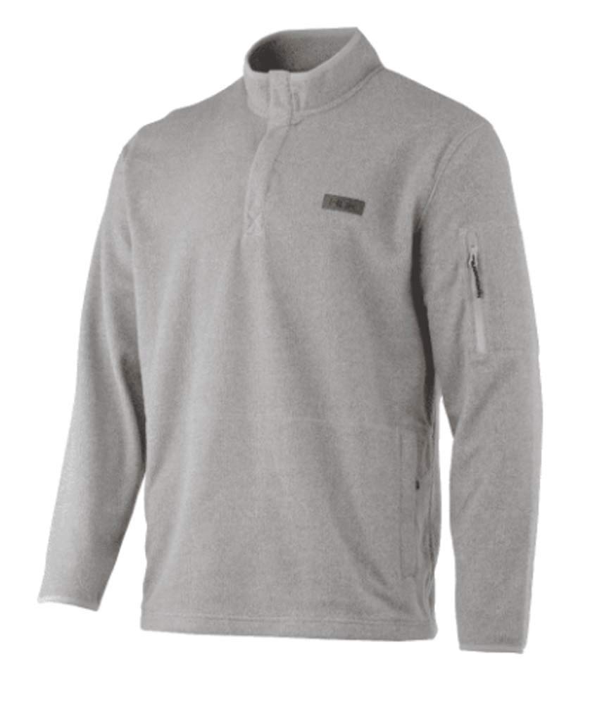 HUK Men's Pullover Fleece Jacket - Lightweight, Warm & Comfortable Outdoor Hoodie for Hiking, Camping & Casual Wear