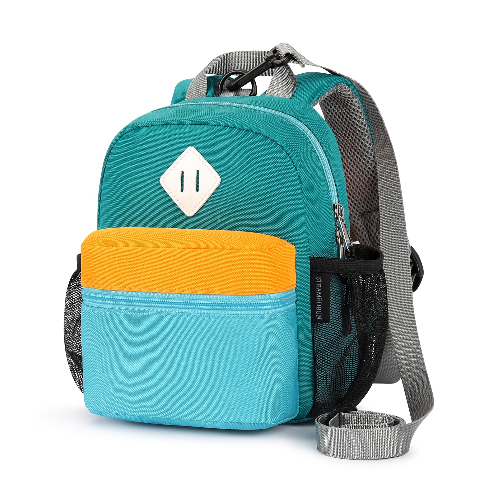 STEAMEDBUN Toddler Backpack with Safety Leash for Boys & Girls Ages 1-3 | Anti-Lost Walking Harness Backpack for Outdoor Adventures, Travel & Shopping