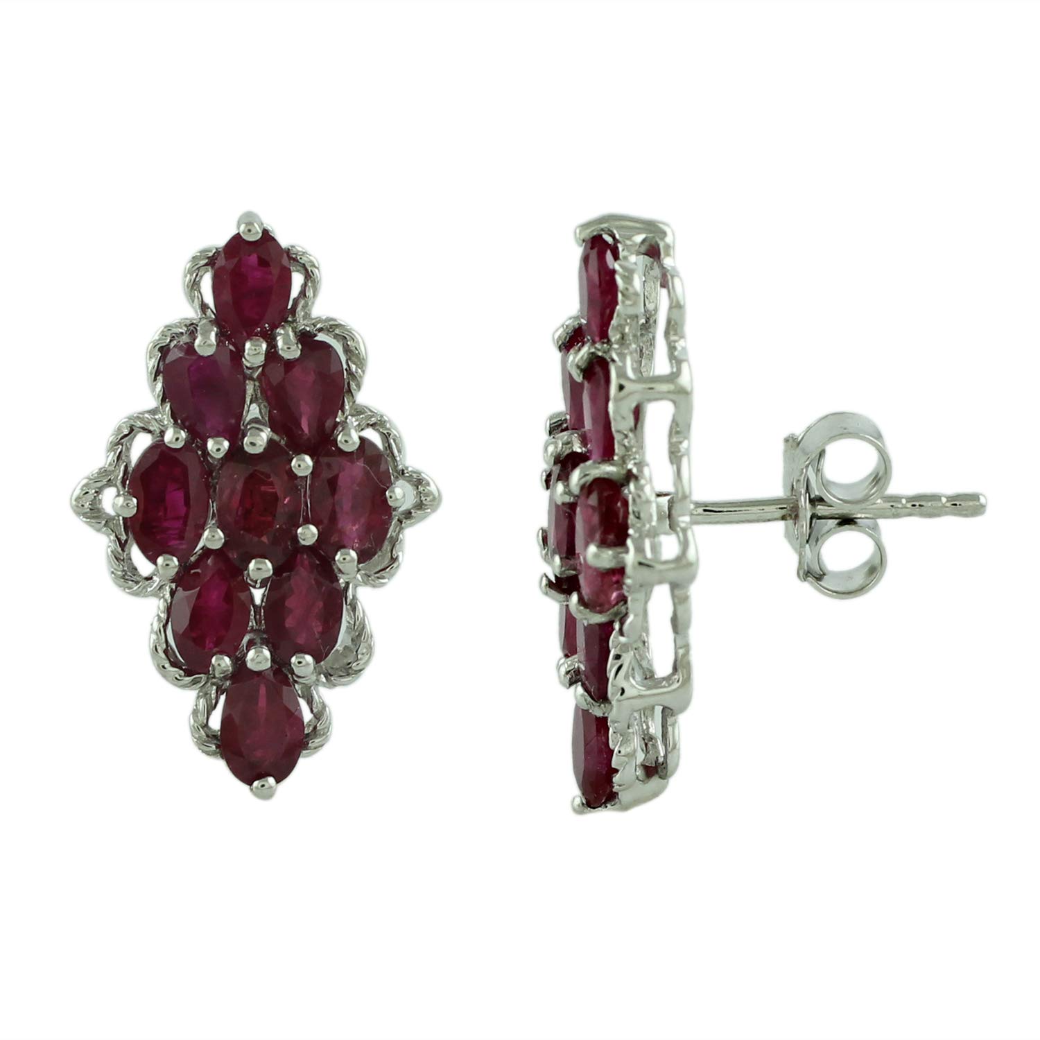 Carillon Eternity 925 Sterling Silver Earrings for Women - Elegant Hypoallergenic Jewelry for Everyday Wear & Special Occasions