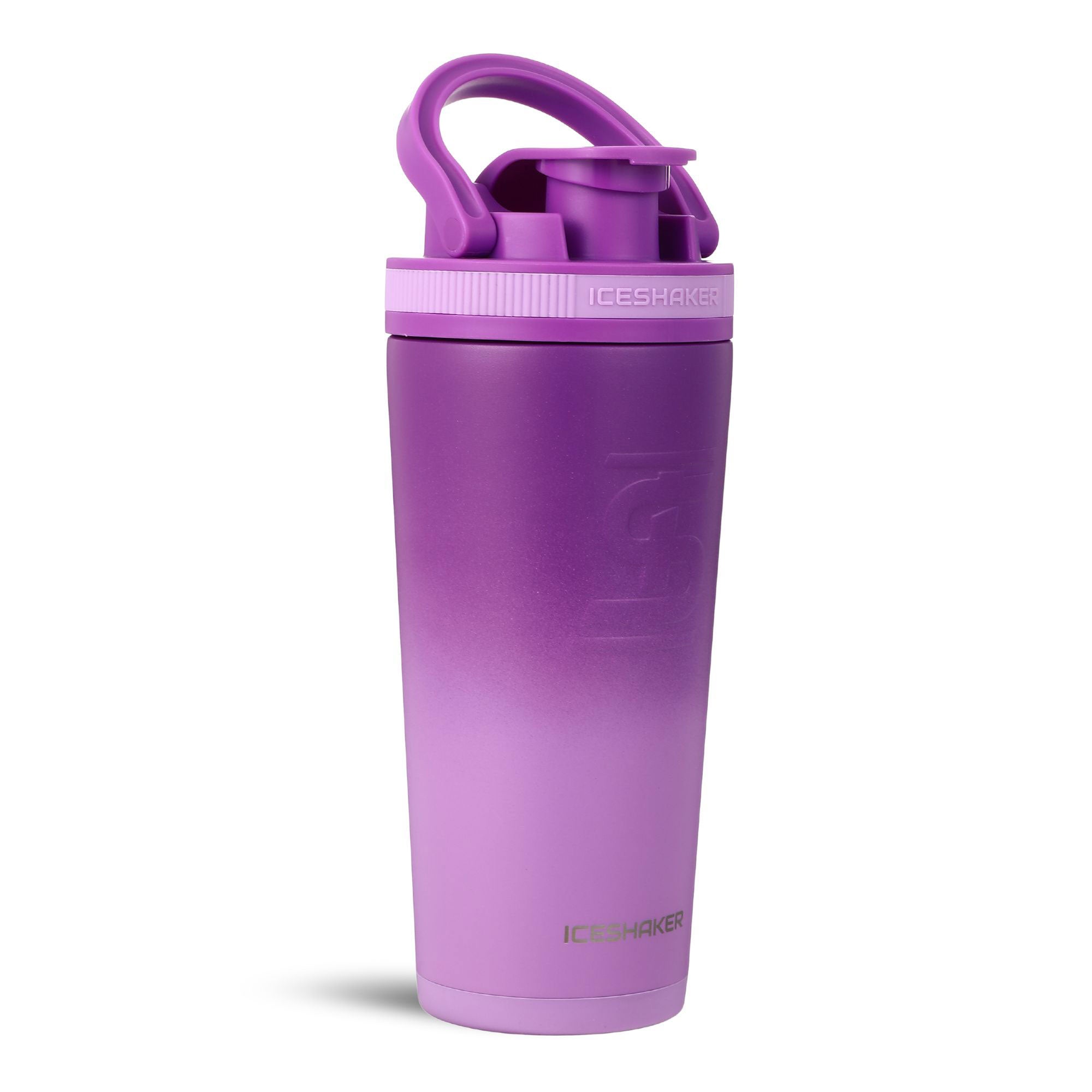 26oz Insulated Stainless Steel Ice Shaker Bottle - Purple Color Rush for Gym, Workouts & Outdoor Activities