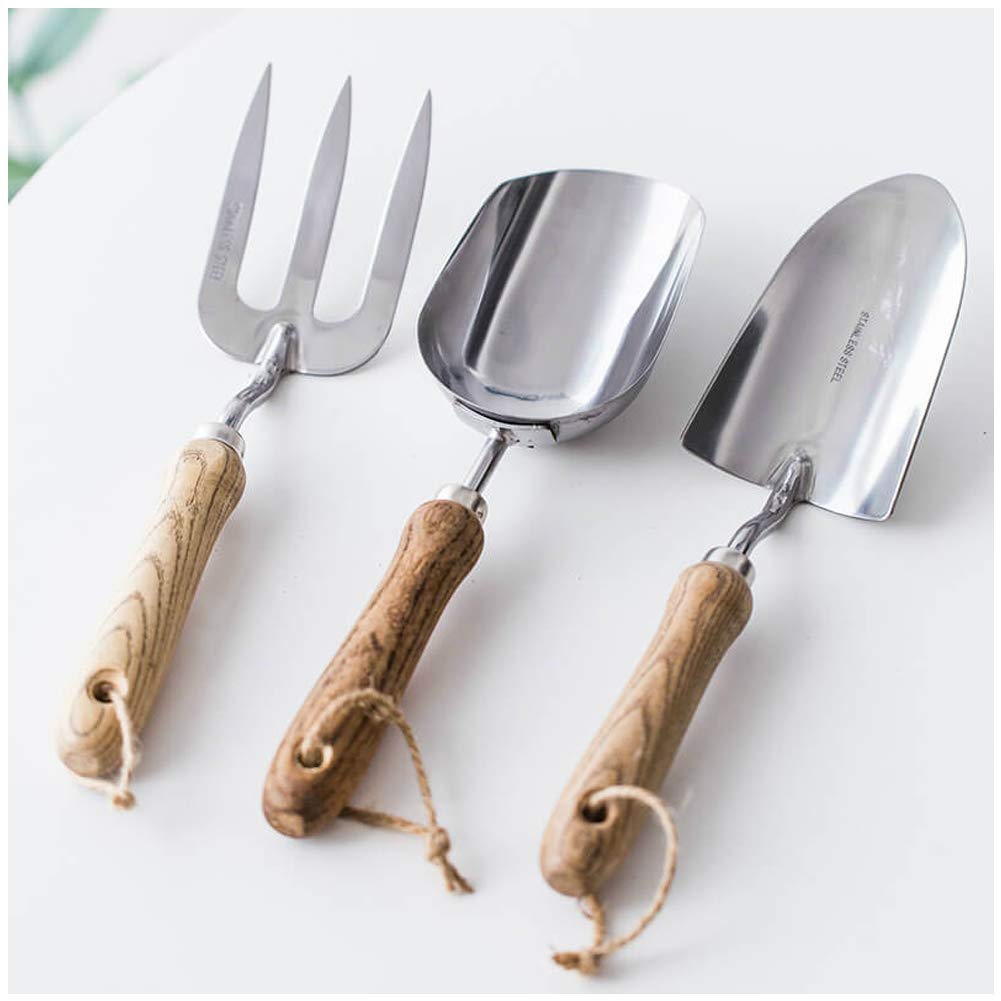 3-Piece Garden Tool Set - Lightweight Potting & Planting Tools for Home & Raised Flower Beds | Perfect Gift for Gardeners & Plant Lovers | Indoor & Outdoor Gardening Essentials