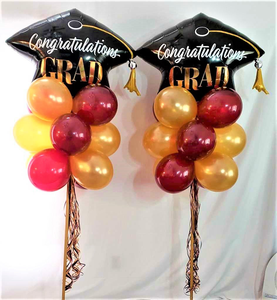 Graduation Pom Poms - Bulk Pack of 50 Cheerleading Pom Poms for Graduation Ceremonies, School Events & Party Decorations