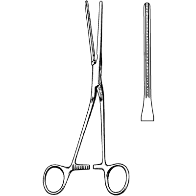 DeBakey Atraumatic Patent Ductus Forceps 8 1/4
