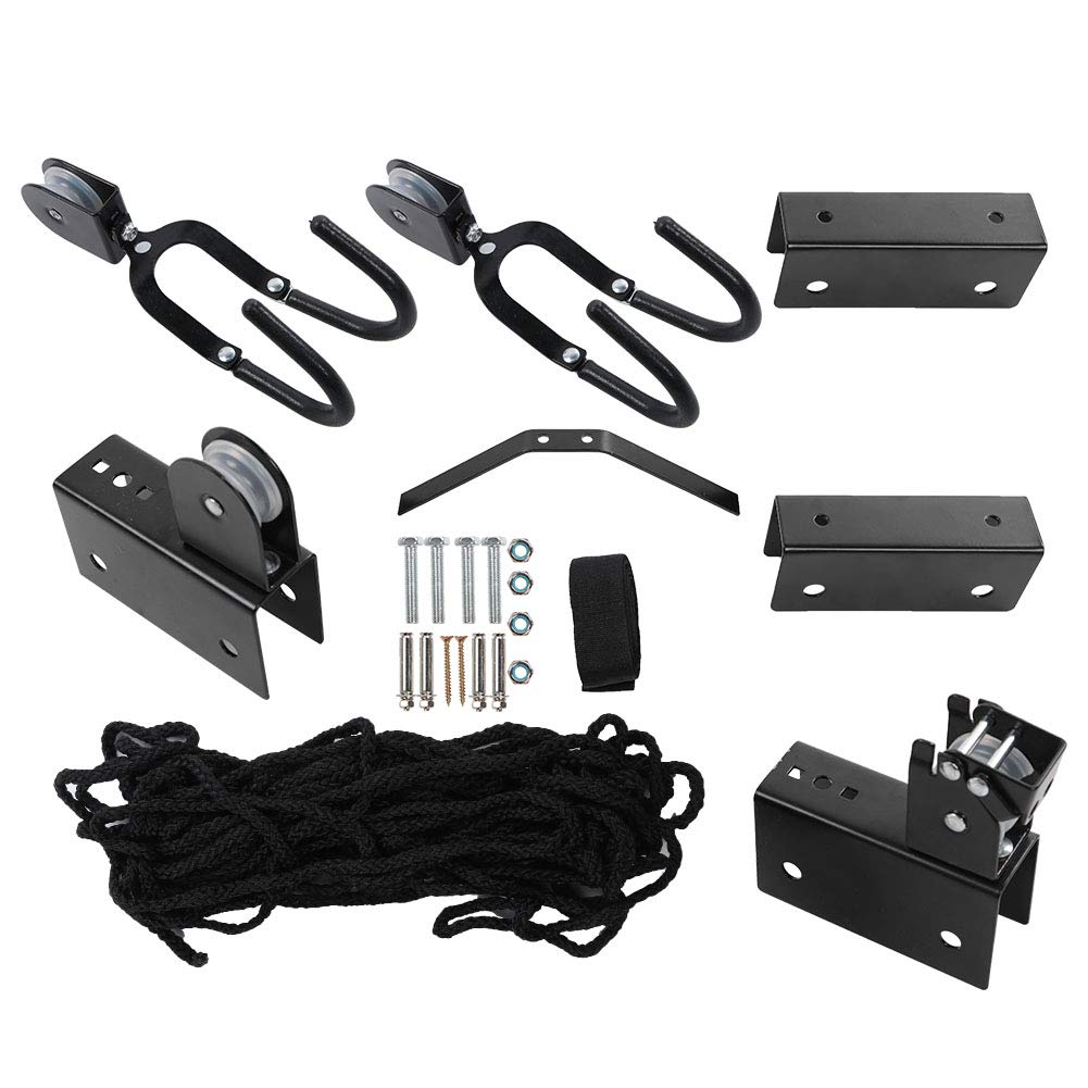 **Heavy Duty Kayak Hoist for Garage Storage - Multi-Function Canoe & Kayak Lift System with Pulley - Perfect for Kayak, Canoe, Paddleboard & Water Sports Equipment Organization**