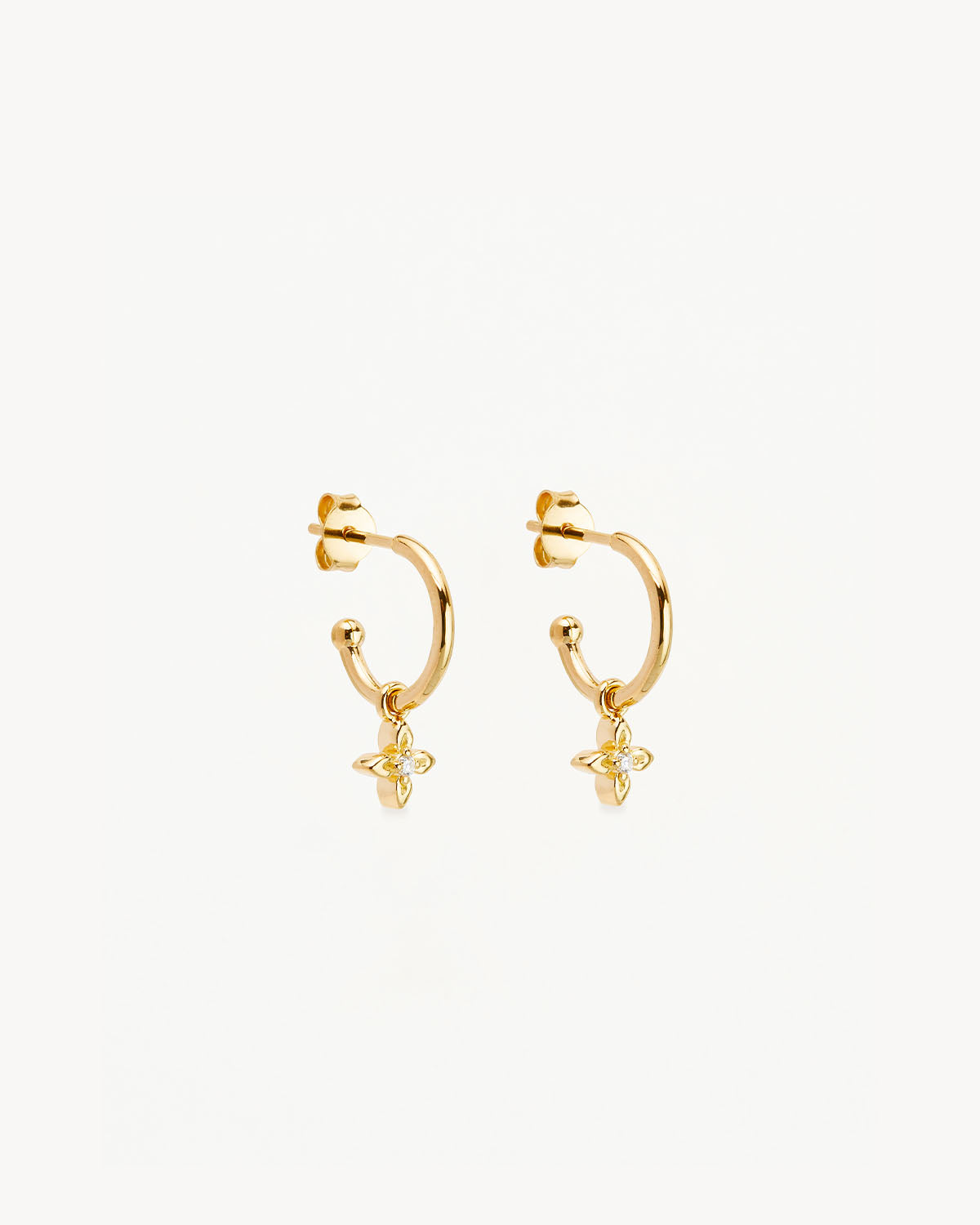 18k Gold Vermeil Hoop Earrings for Women - Hypoallergenic Dainty Lightweight Hoops - Perfect for Everyday Wear, Parties & Special Occasions