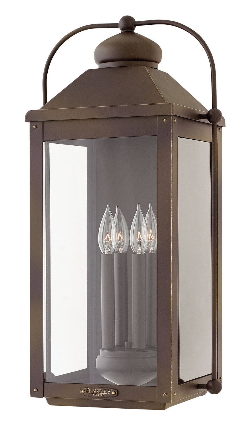 Anchorage LED Wall Mount in Light Oiled Bronze - Modern Wall Sconce for Living Room, Bedroom & Hallway Lighting