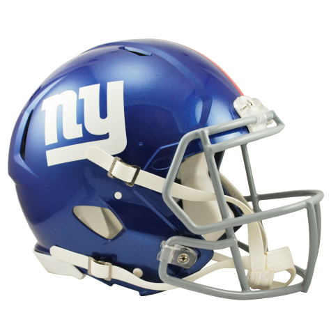 Authentic Riddell Revolution Speed Football Helmet - New York Giants Official NFL Gear for Games, Training & Collectibles