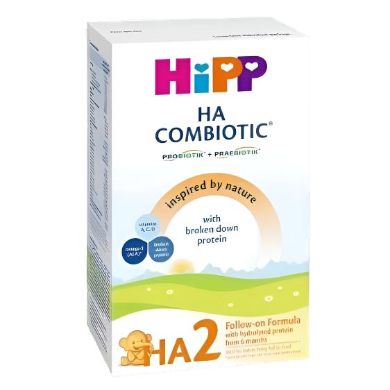 HIPP Hypoallergenic HA Combiotik HA2 Milk Powder 350g for Babies - Gentle Formula for Sensitive Stomachs & Allergies (Expiry:11/10/26) | Ideal for Infant Nutrition, Digestive Comfort & Immune Support