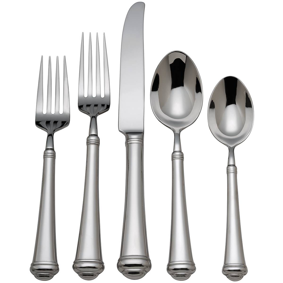 Allora 5-Piece Dinnerware Set - Elegant Porcelain Plates, Bowls & Cups for Formal Dining, Entertaining & Everyday Use
