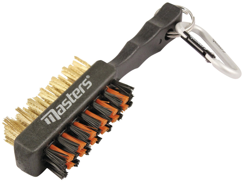 Professional Golf Club Cleaner Brush - Masters Opti Club Cleaner for Irons, Woods & Putters - Perfect for Golf Course, Driving Range & Home Practice