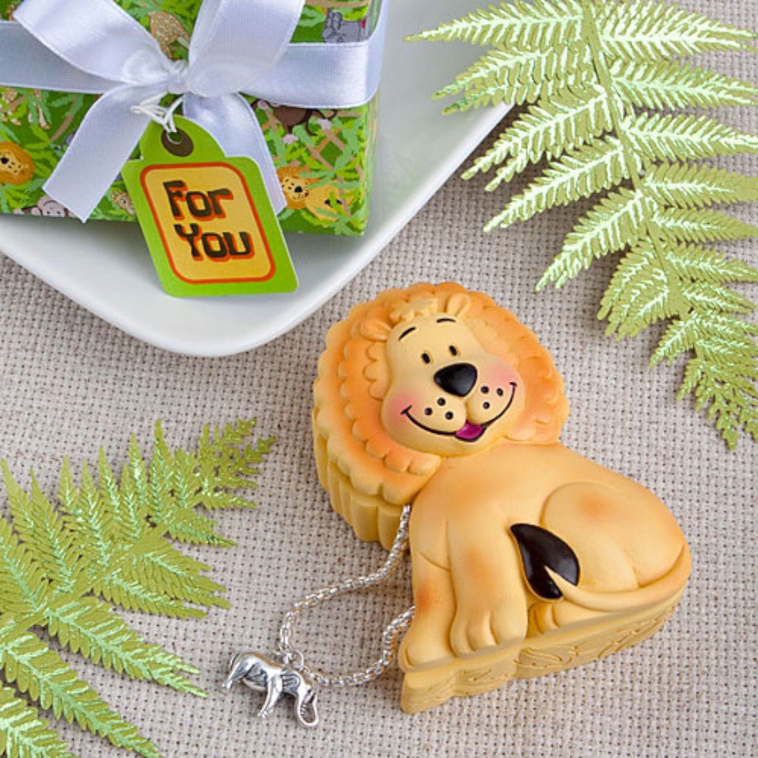 Friendly Lion Design Trinket Box - Handmade Jewelry Storage & Decorative Gift Box for Home, Travel, and Party Favors