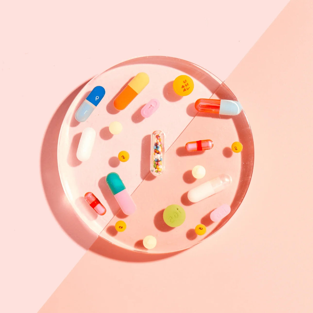 Classic Pill Coaster - Small Silicone Medicine Cup Holder for Tablets & Vitamins - Perfect for Nightstand, Bathroom, or Travel Use