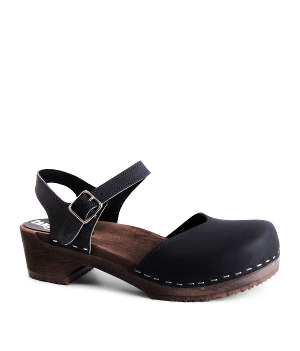 Sandgrens Swedish Handmade Wooden Clog Sandals - Comfortable & Durable Saragasso Design | Perfect for Summer, Beach & Boho Fashion Outfits
