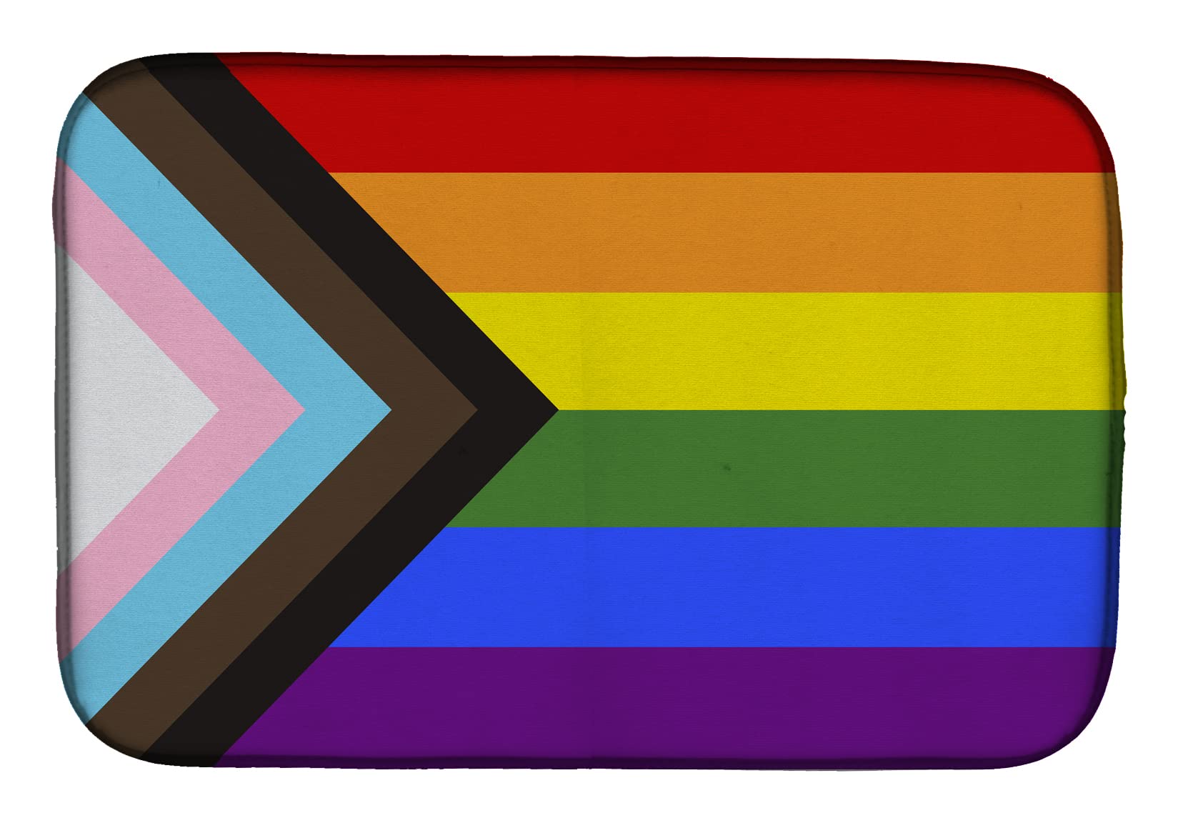 Gay Pride Dish Drying Mat 14x21