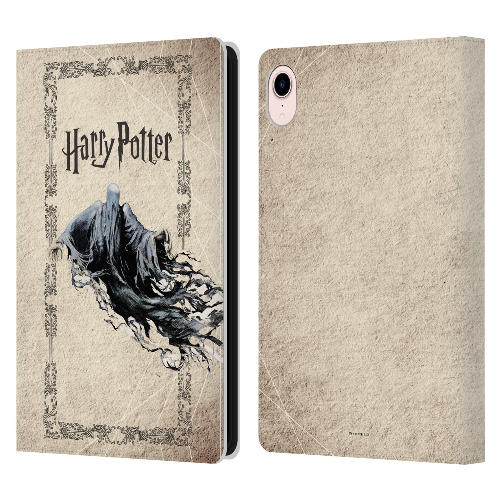 Harry Potter Dementors Prisoner of Azkaban Leather iPad Mini Case – Officially Licensed Book Wallet Cover for Apple iPad Mini 2021 – Perfect for Reading, Travel, and Magic Fans