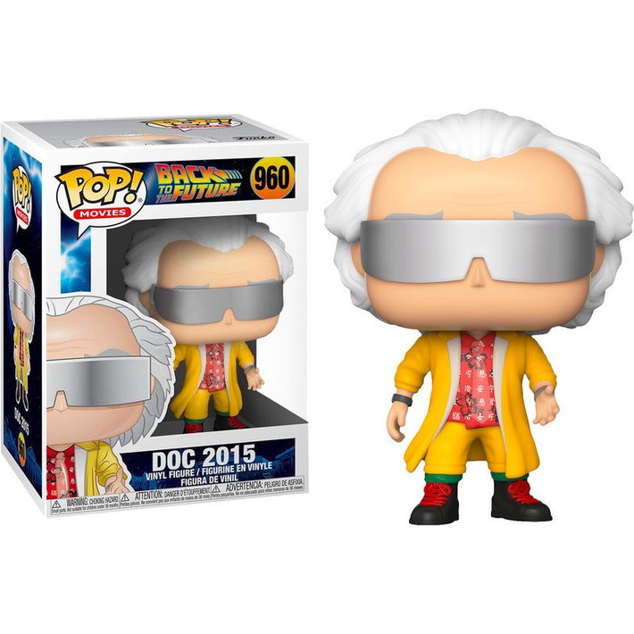 Back to the Future Doc Brown Pop! Vinyl Figure - 2015 Exclusive Collectible [960] - Perfect for Movie Fans, Gift Giving & Pop Culture Displays