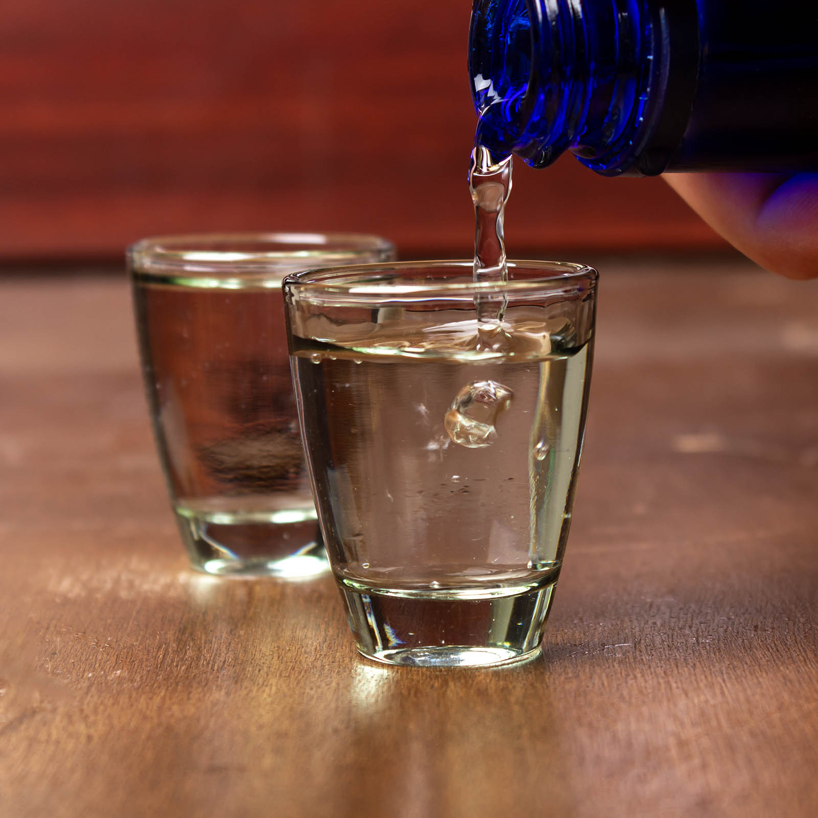 BarConic® 1 oz Barrel Shot Glass - Whiskey, Tequila, Bourbon Shooter for Parties, Bars & Home Entertaining