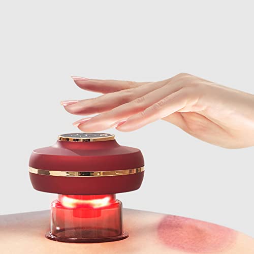 Electric Cupping Massager - Portable USB Rechargeable Therapy Device for Pain Relief & Muscle Relaxation - Perfect for Home Use, Gym Recovery & Spa Treatments