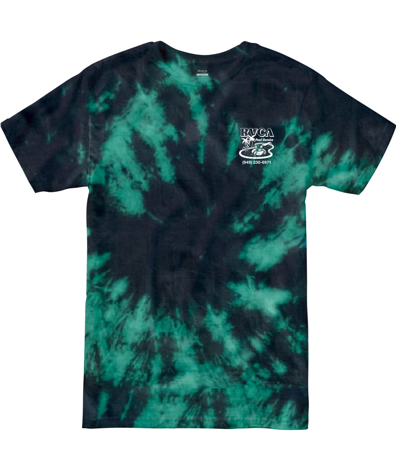 RVCA Men's Tie Dye T-Shirt - Soft Cotton Graphic Tee for Casual Wear, Street Style & Summer Outfits