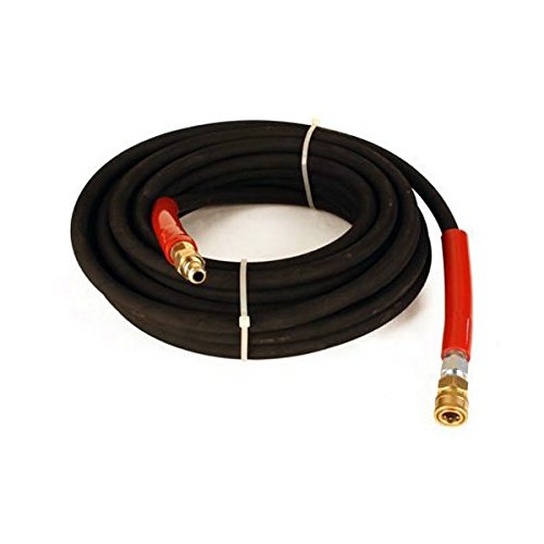 6000 PSI Heavy Duty 2-Wire Braided Pressure Washer Hose - 50 Feet with Quick Connect Couplers - Ideal for Car Washing, Deck Cleaning, and Outdoor Surface Maintenance
