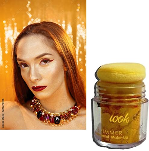 SHENY Highlighter Powder - Shimmering Body Glitter & Face Pearly Glow for Makeup | Perfect for Festivals, Parties, and Night Out Looks