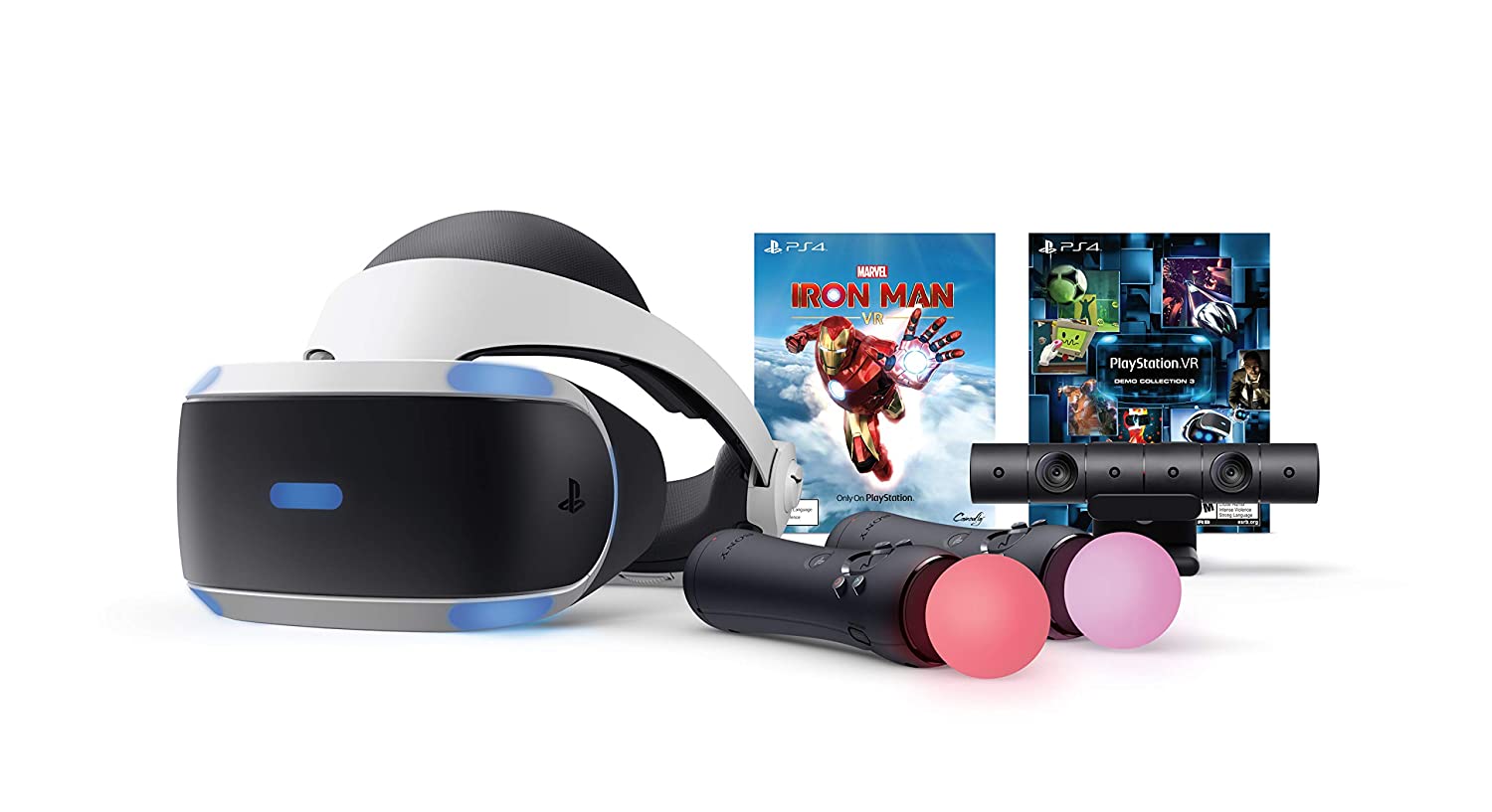 PlayStation VR Marvel's Iron Man VR Bundle - Virtual Reality Headset for Gaming | Immersive Superhero Experience | Perfect for Marvel Fans & VR Enthusiasts