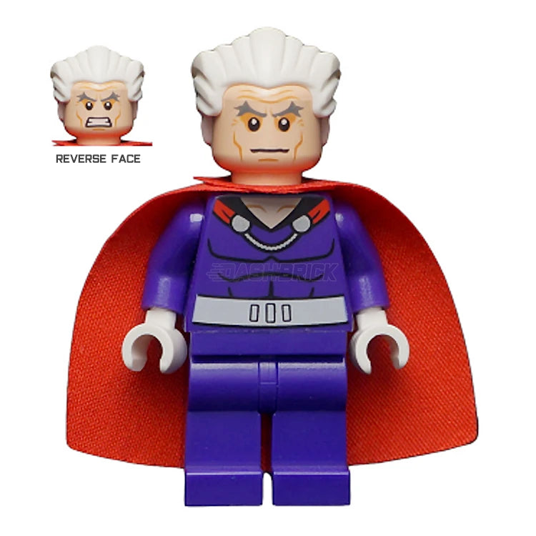 Original 2014 LEGO Marvel X-Men Minifigure - Magneto in Dark Purple Outfit | Collectible Building Toy for Superhero Fans & LEGO Enthusiasts | Perfect for Display, Gifts & Play Scenes