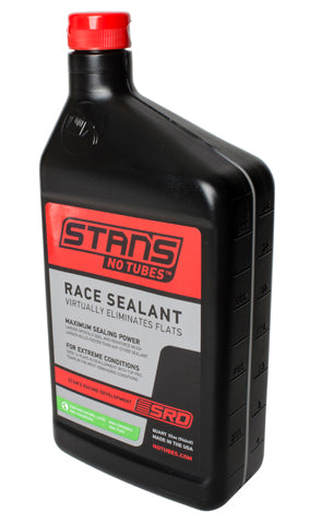 Stan's NoTubes Tire Race Sealant 32oz - Premium Tubeless Tire Sealant for Bikes & MTB - Prevents Flats, Repairs Punctures - Ideal for Road Cycling, Mountain Biking & Racing