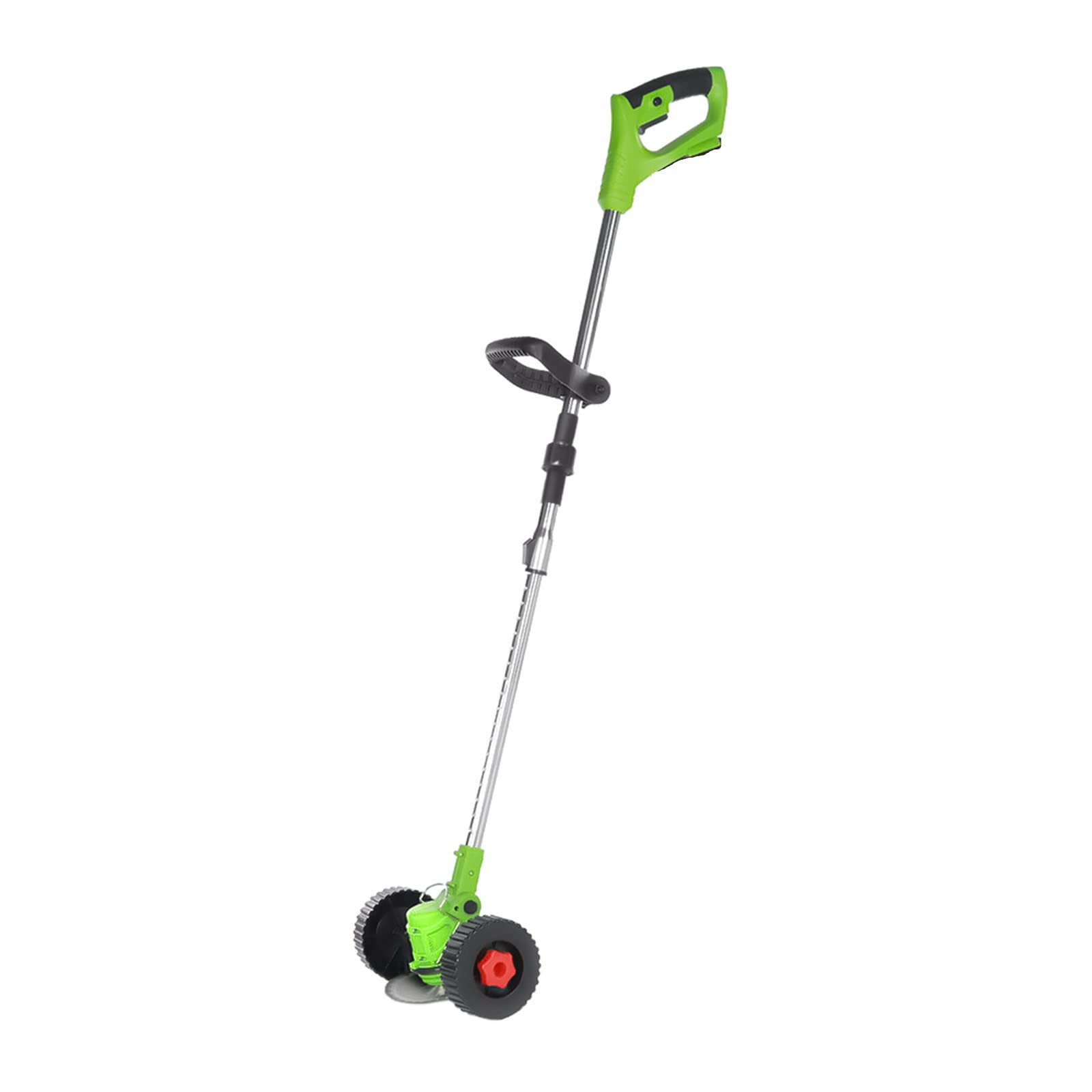 BIERELAOZI 24V Cordless String Trimmer - Lightweight Weed Eater with Foldable Design & Wheel for Easy Maneuvering - Perfect for Lawn Care, Garden Maintenance, and Yard Trimming