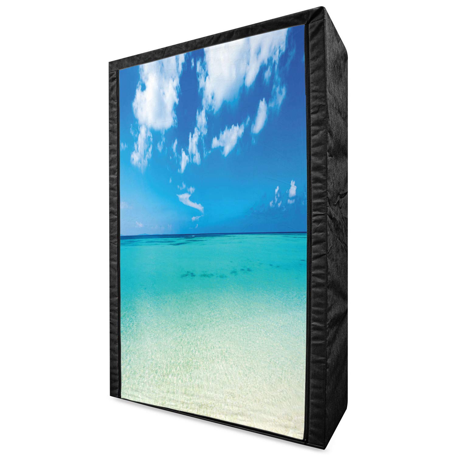 Ambesonne Tropical Portable Fabric Wardrobe - 42.5