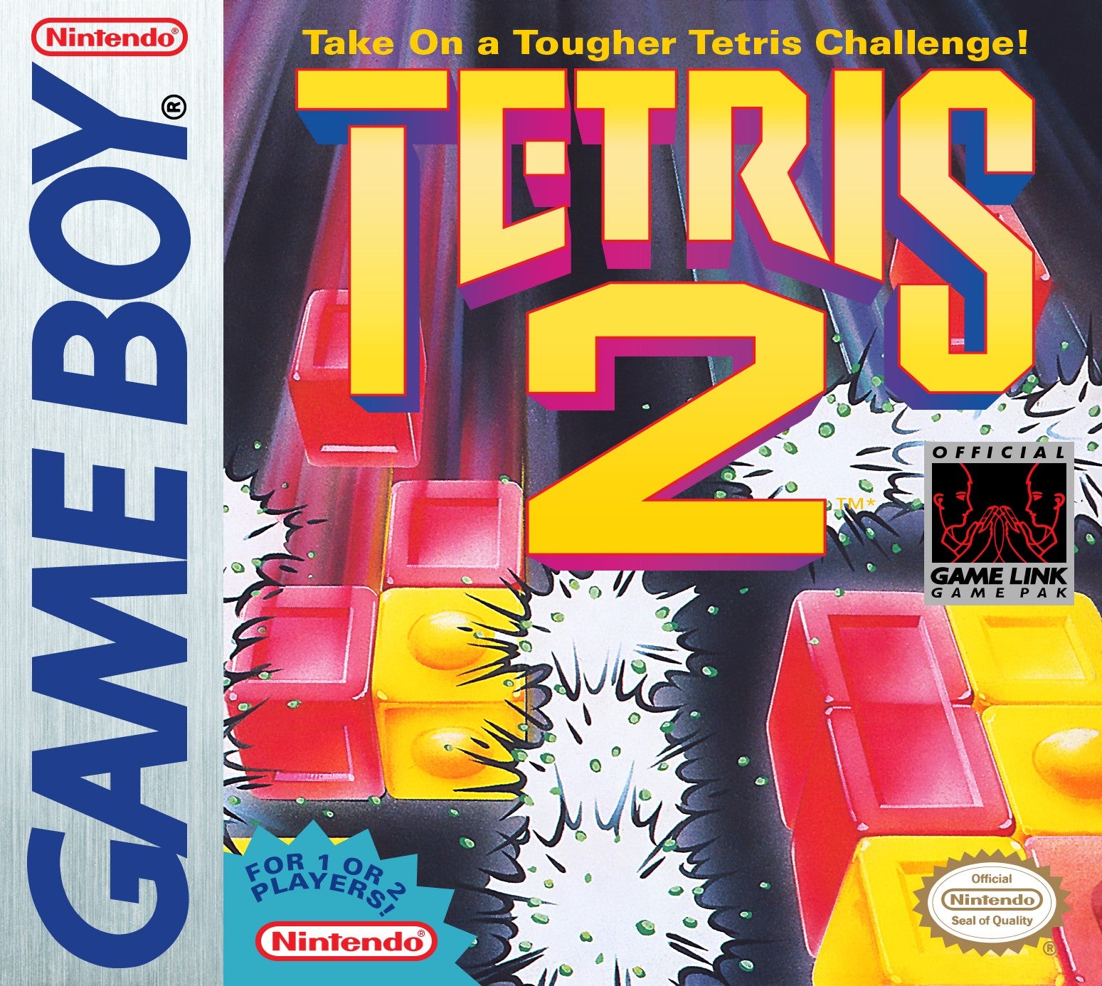 Used Tetris 2 Game Boy Video Games - Classic Retro Gaming for Nintendo Game Boy - Perfect for Collectors & Nostalgic Gamers
