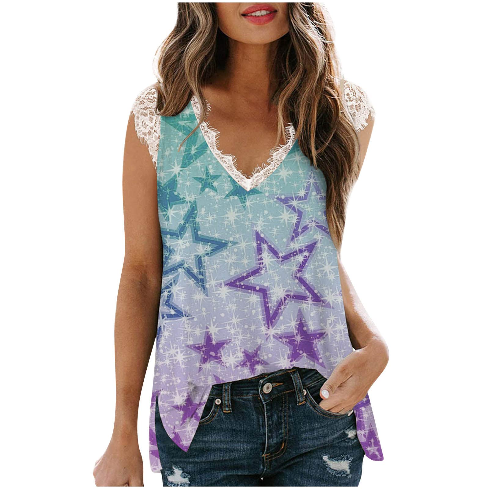Women's Summer Fashion Tops - Loose Casual Tank Tops, Blouse & Halter Neck Crop T-Shirts | Perfect for Beach, Vacation & Everyday Wear