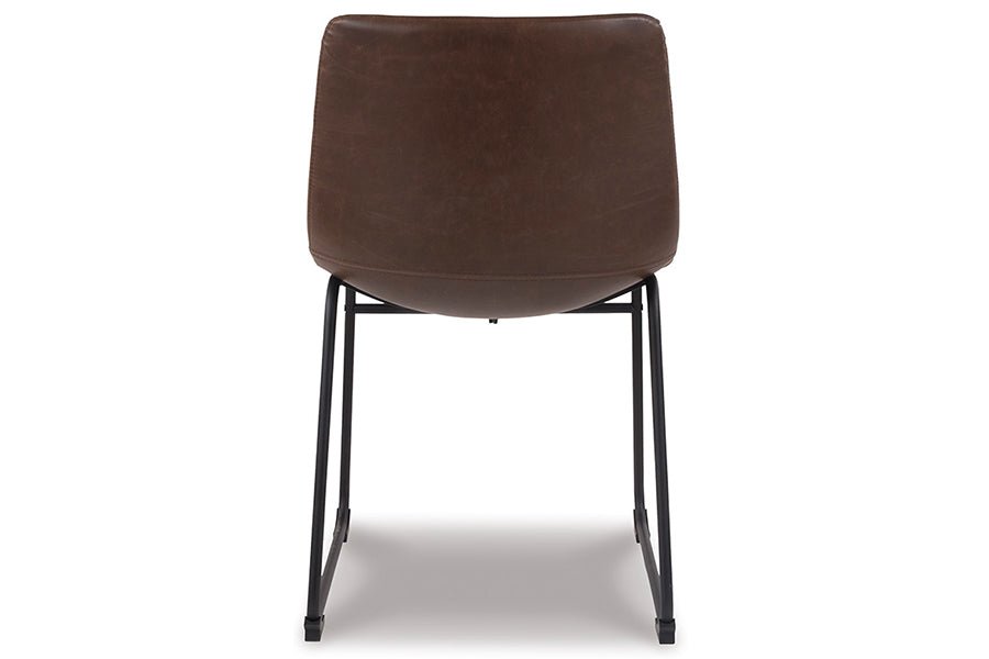 Two-Tone Brown Upholstered Dining Side Chairs Set of 2 - Modern Kitchen & Dining Room Accent Chairs for Home Decor