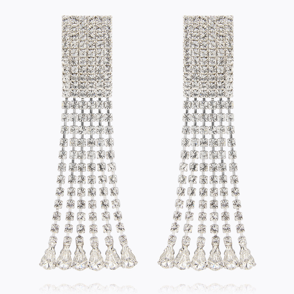 Scarlett Crystal Earrings for Women - Elegant Dangle Drop Earrings for Party, Wedding & Evening Wear