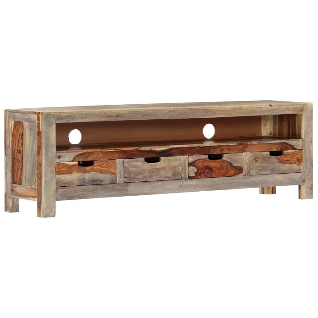 Solid Sheesham Wood TV Stand - 51.1