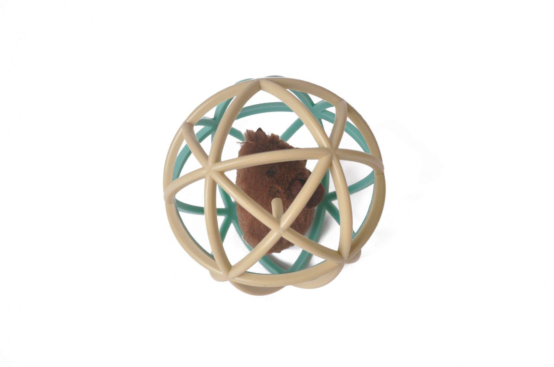 Interactive Cat Toy Ball with Squeaky Mouse - Fun Cage Ball for Indoor Cats - Perfect for Playtime, Exercise & Hunting Instincts - Great for Kittens & Adult Cats