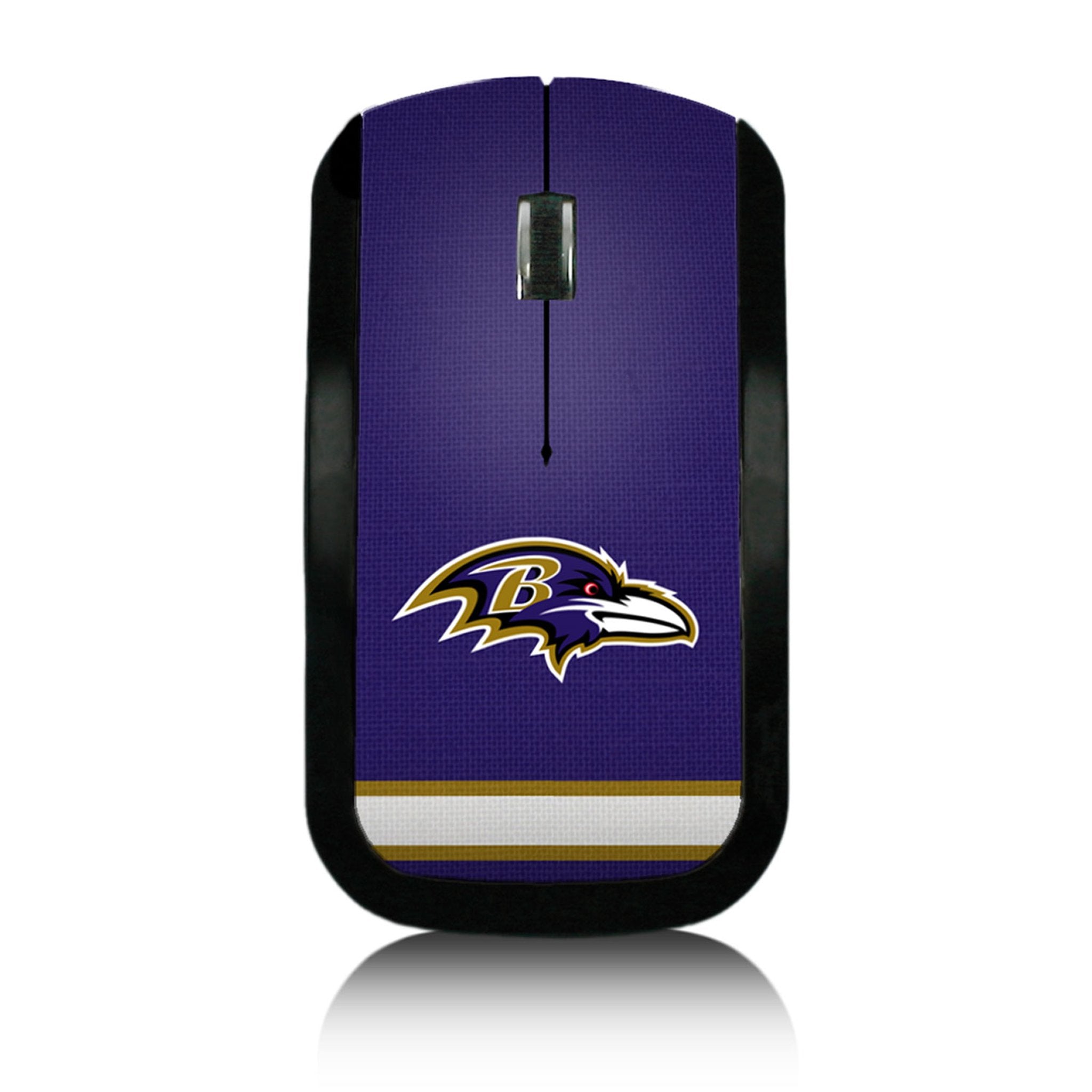 Baltimore Ravens NFL Team Logo Wireless Mouse - Ergonomic Gaming & Office Use for PC, Laptop, Mac - Perfect for Football Fans & Home Office Setup