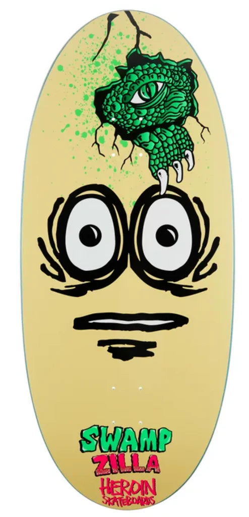 Swampzilla Egg Deck 13.0 - Premium Skateboard Deck for Street & Park Skating | Durable Construction for Aggressive Tricks