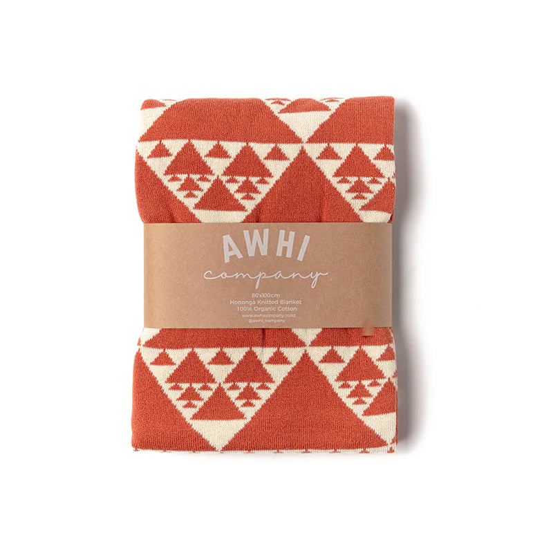 Hononga Cozy Knitted Blanket - Soft & Warm Handmade Throw for Home, Bed, Couch - Perfect for Gifts, Winter Nights & Relaxation | Awhi Company