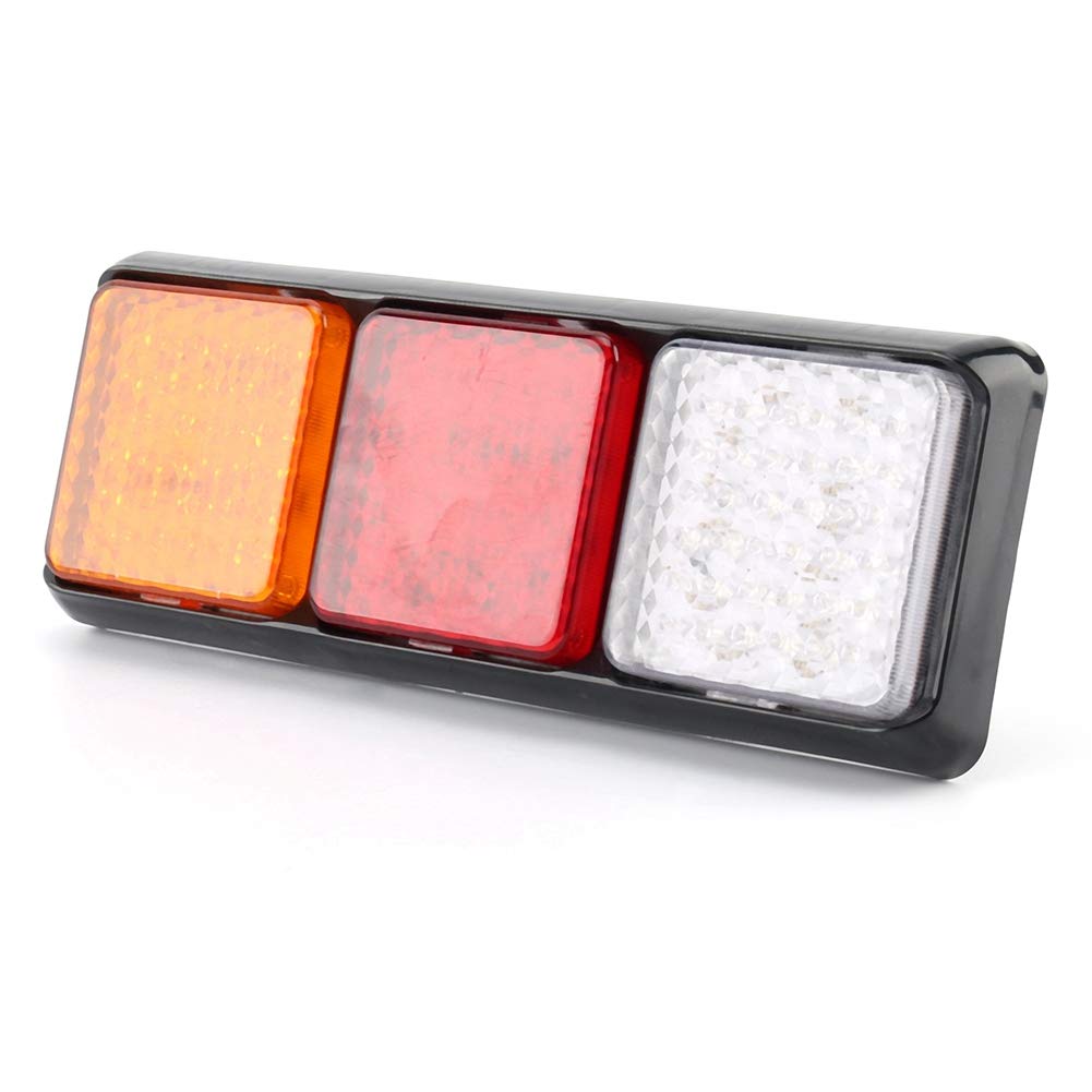 108-LED Waterproof Trailer Truck Tail Light - Brake Lamp, Turn Signal & Reverse Light for Trailers, Caravans, ATVs - Durable Safety Warning Light for Night Driving & Off-Road Adventures