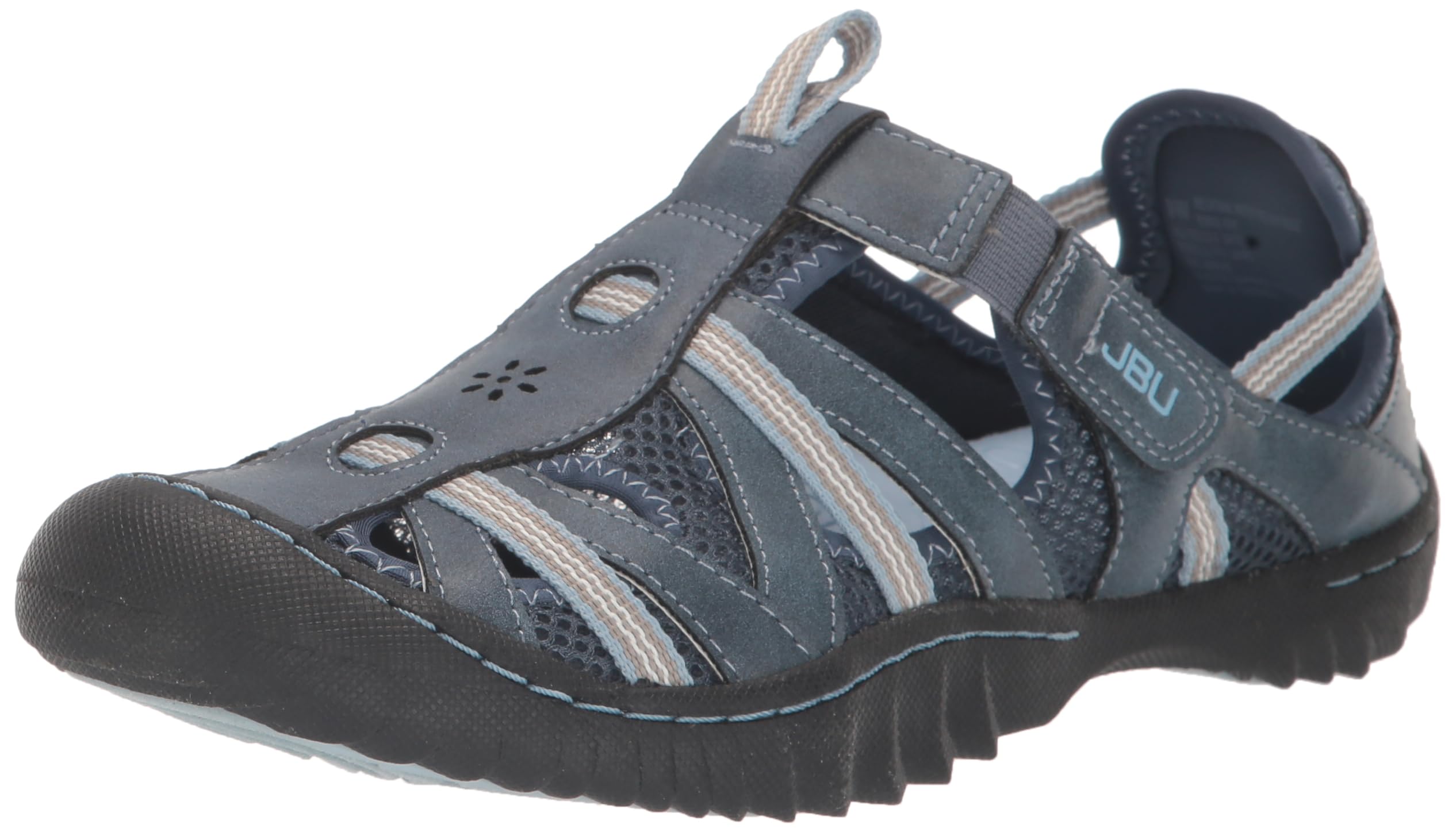 JBU Regional Water Ready Women's Adjustable Comfort Closed Toe Water Shoes for Hiking, Kayaking, and Beach Adventures