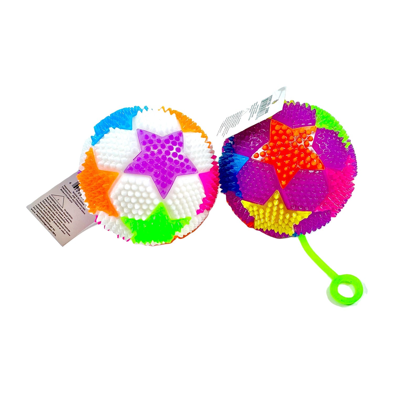 12-Pack Flashing LED Light Up Balls - Glow in The Dark Party Toys for Kids, Outdoor Night Games, Festivals, and Birthday Celebrations