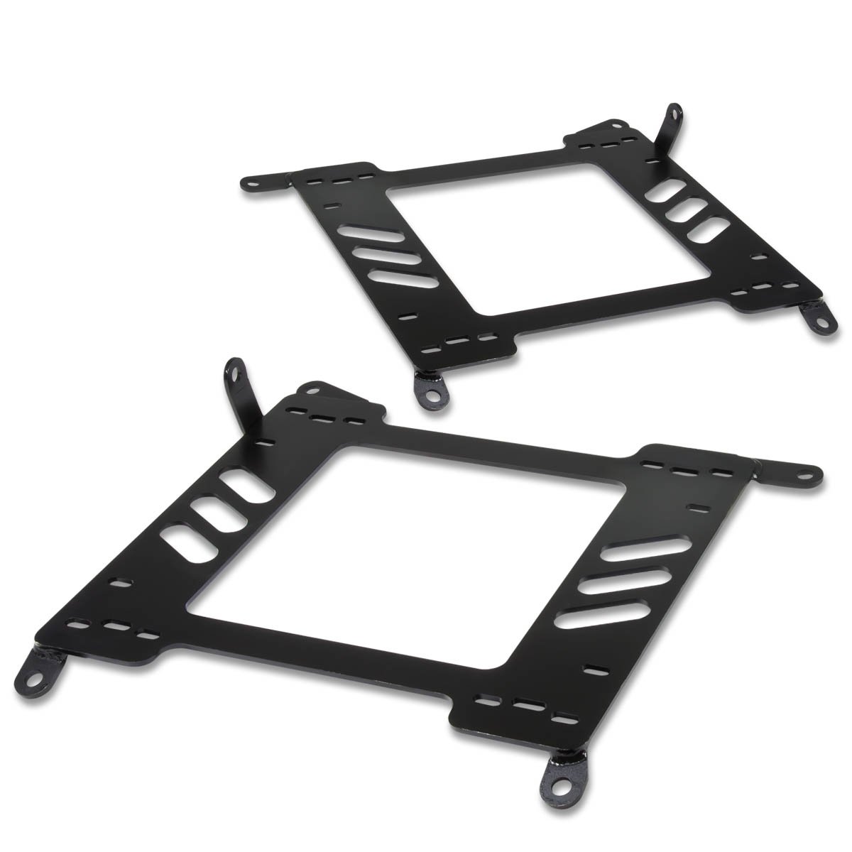 DNA MOTORING SBK-001 Black Racing Bucket Seat Mounting Brackets - Pair for 00-06 Nissan Sentra & Maxima (Left & Right) | Perfect for Track Racing & Performance Car Upgrades