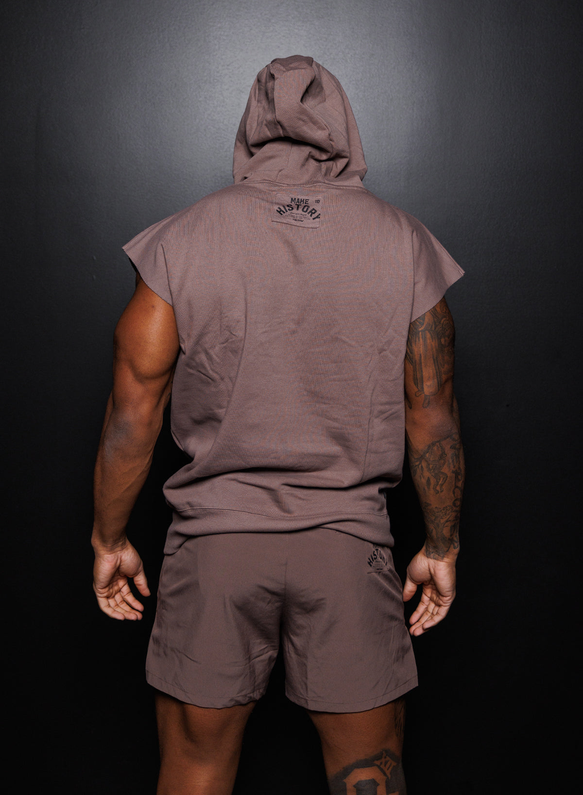 MAKE HISTORY Sleeveless Hoodie for Men & Women - Lightweight & Breathable Workout Top - Perfect for Gym, Running & Outdoor Activities